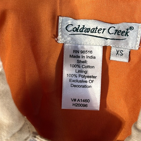 Coldwater Creek Embroidered Jacket XS - Picture 5 of 7